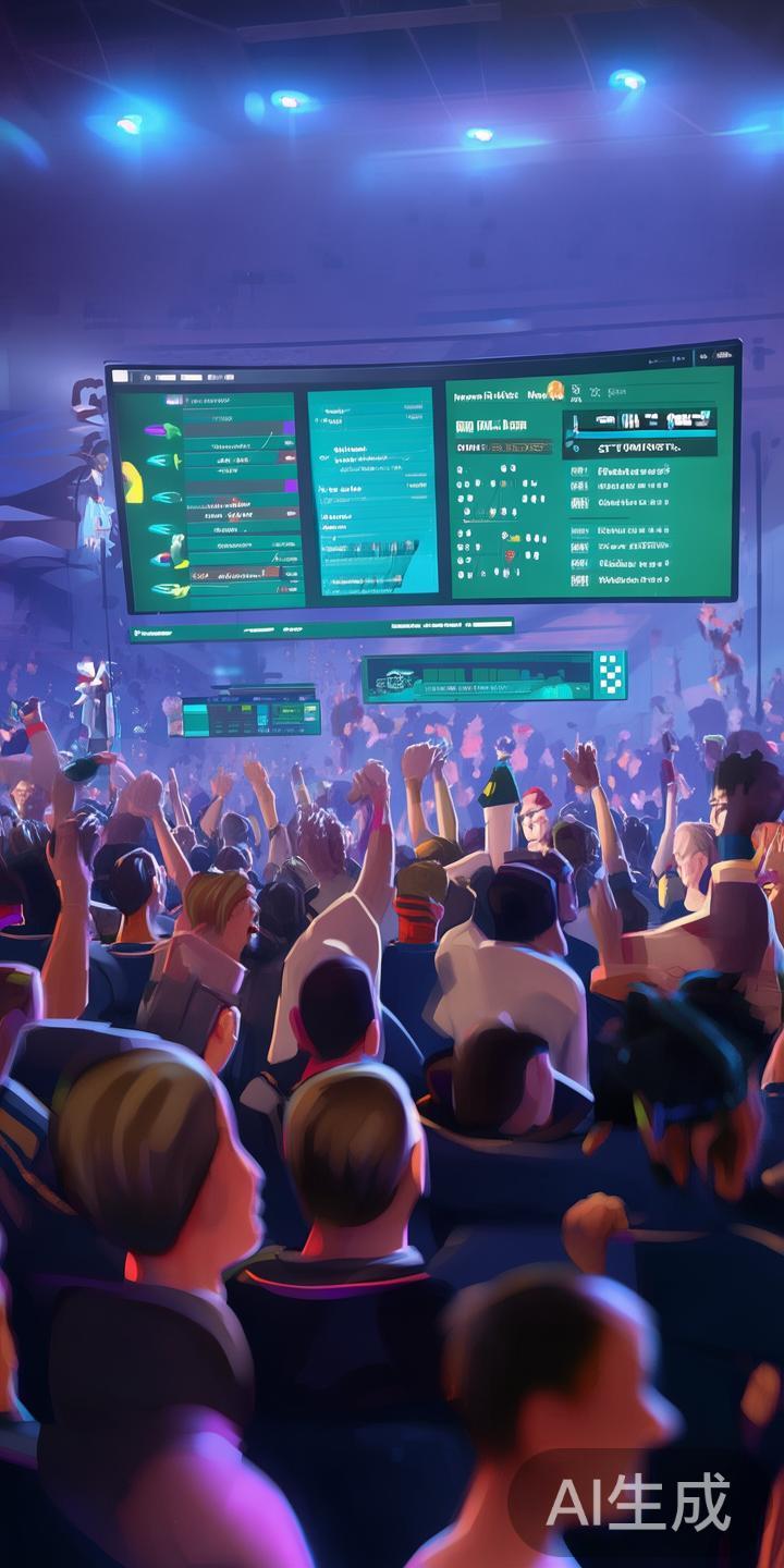 此外，平台还整合了比赛预测、投票等互动模块，激发用